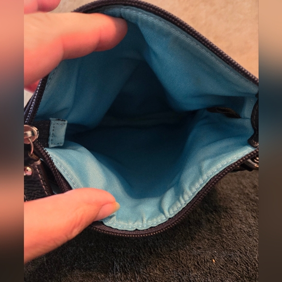 Coach canvas blue crossbody bag - Picture 4 of 5